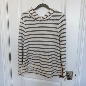 Old Navy Striped Hooded Sweater, Small